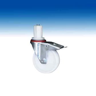 Rollenfuß Ø125mm für Bauzaun Türe ( nicht für Zaun) 