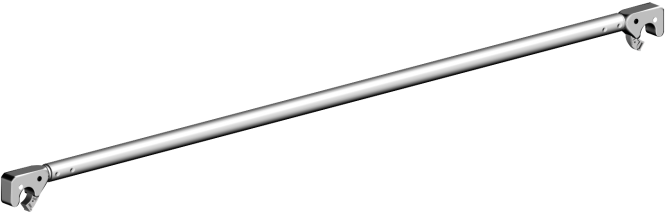 Geländer Layher 1.80m Alu 