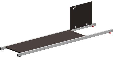 Durchstiegbrücke Layher 2.85x0.68m Alu 
